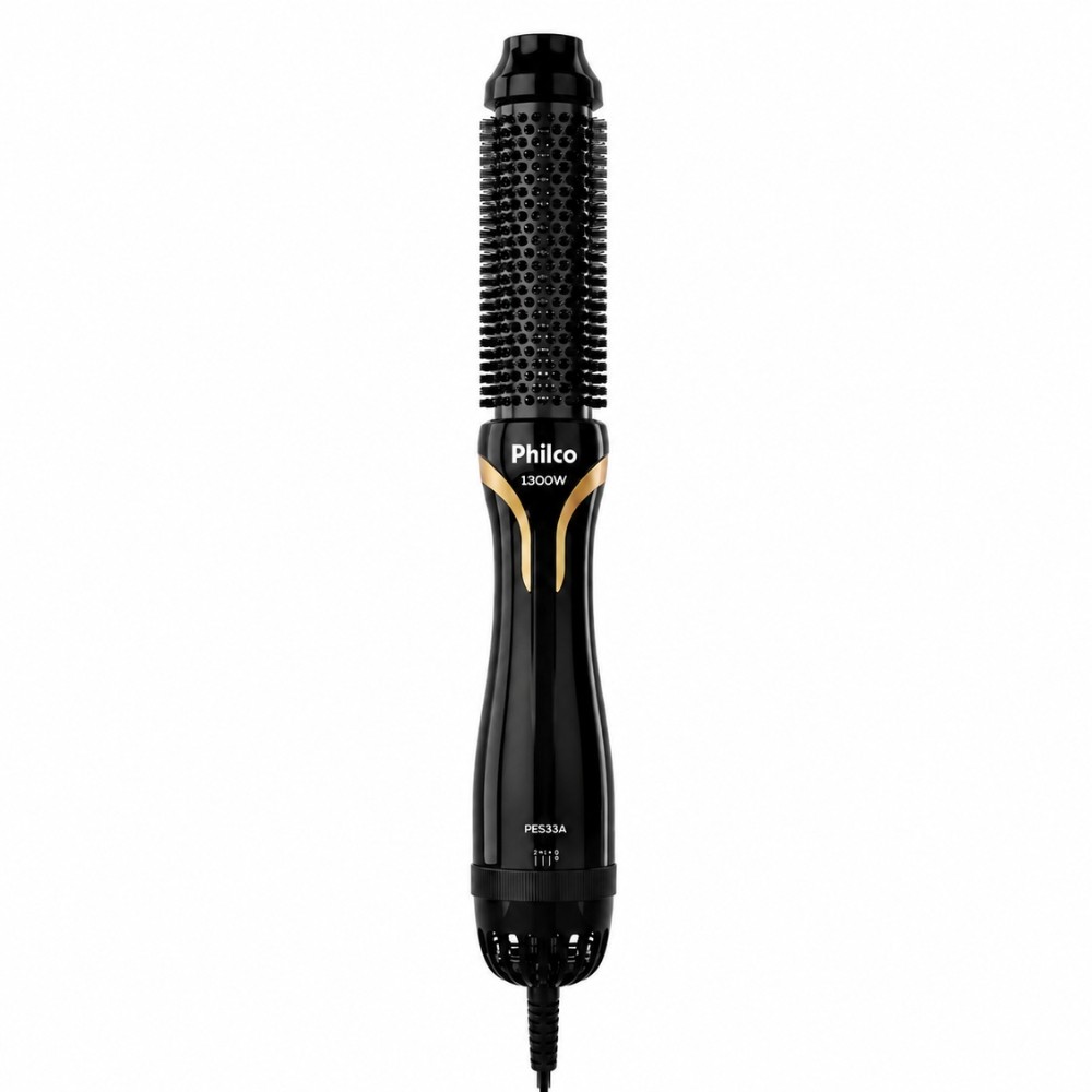 Escova Philco PES33A preta e dourada, imagem do anúncio Shopee
